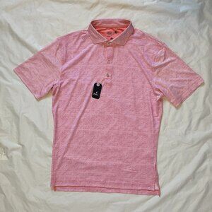 Johnnie-O Jersey Performance Polo - Gaston Print Paloma Size S